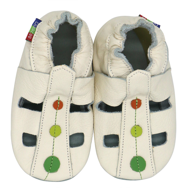 Sandals Dots Cream up to 6 Years