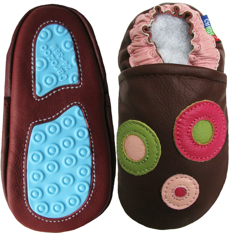Circle Purple Outdoor up to 4 Years Rubber sole Genuine leather Baby Kids Toddlers
