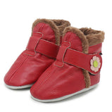 Booties Dark Red up to 4 Years Old