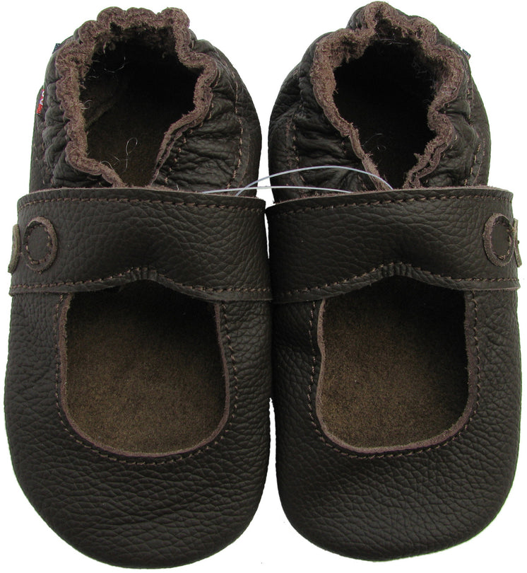 Mary Jane Dark Brown up to 4 Years Old