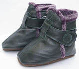 Booties Dark Green up to 4 Years Old