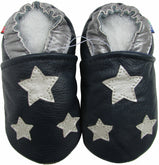 Silver Star Dark Blue outdoor shoes up to 4 Years Rubber Sole Genuine Leather