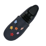 Colorful star dark blue  Women Slippers