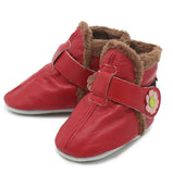 Booties Dark Red up to 4 Years Old