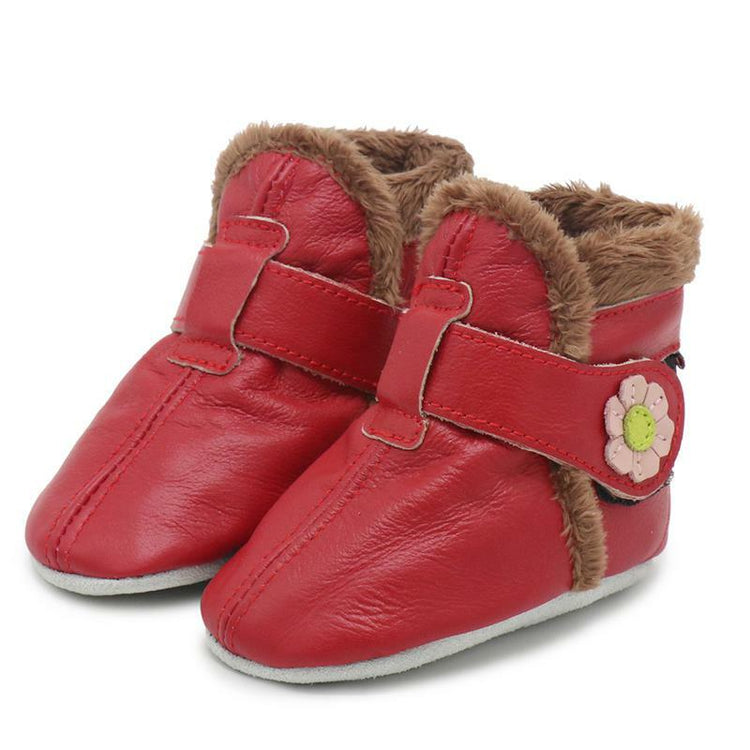 Dark clearance red booties