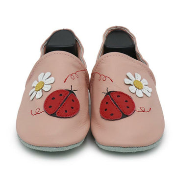 ladybug flower pink  Women Slippers