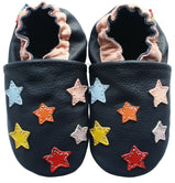 Colorful Star Dark Blue Parent Child Matching shoes-slippers