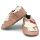 Cat Pink outdoor up to 4 Years Rubber sole Genuine leather Baby Kids Toddlers