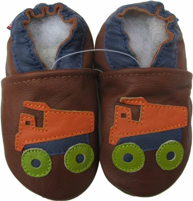 Toddler Shoes Garbage Truck Shoes Dump Truck Brown Up To